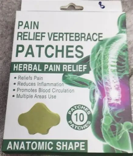 PAIN RELIEF VERTEBRACE BACK PATCHES